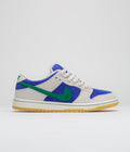 Nike SB Dunk Low Pro Shoes in Phantom and Malachite and Hyper Royal