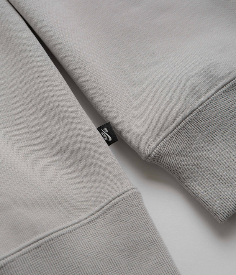 Nike SB Essential LBR Hoodie in Light Iron Ore and Coconut Milk