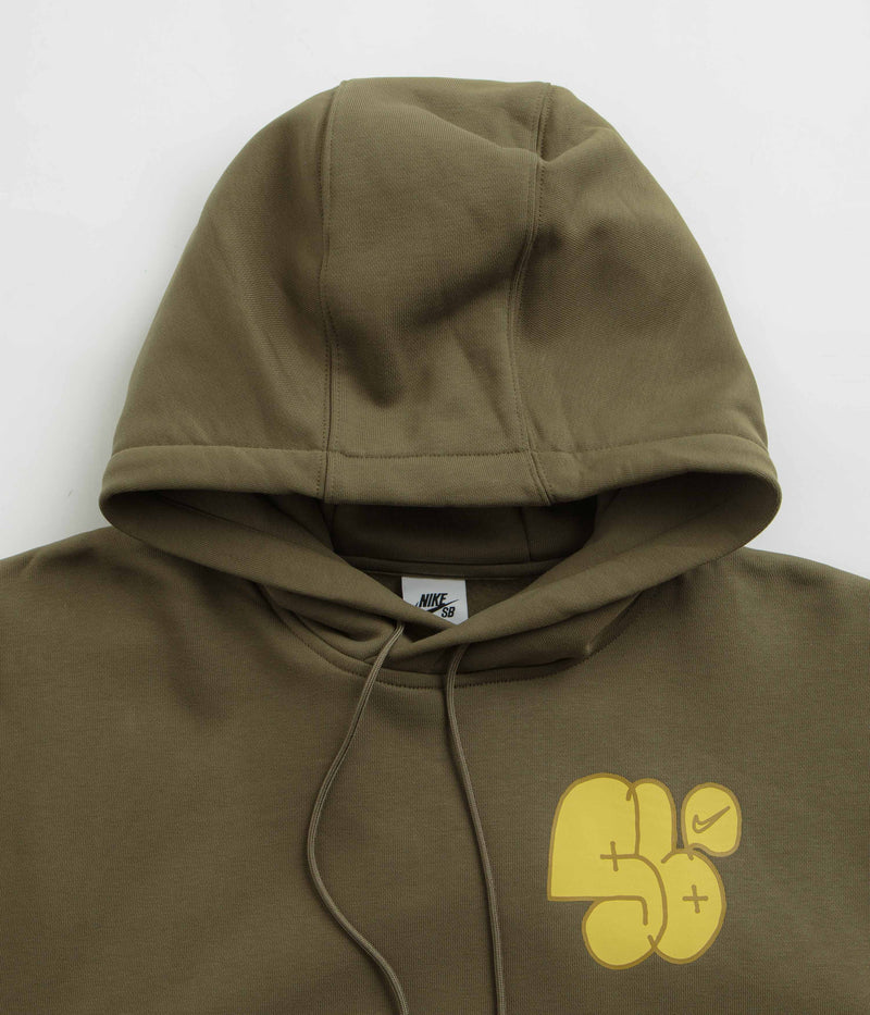Nike SB Graff Hoodie in Medium Olive