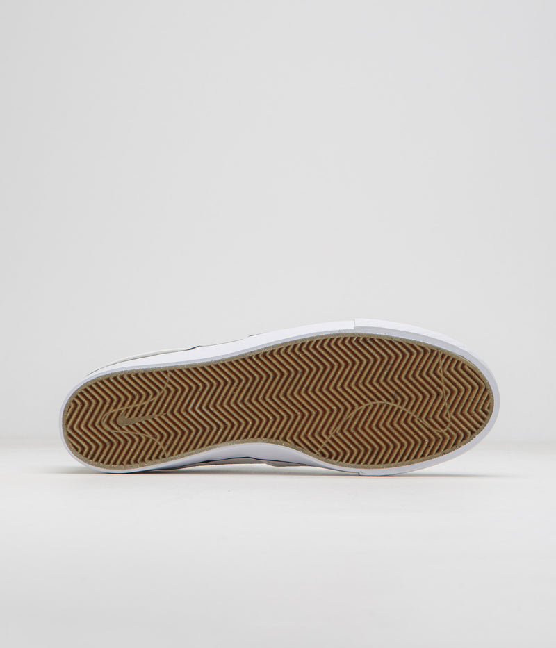Nike SB Janoski+ Slip Shoes in Summit White and Black and Summit White - White