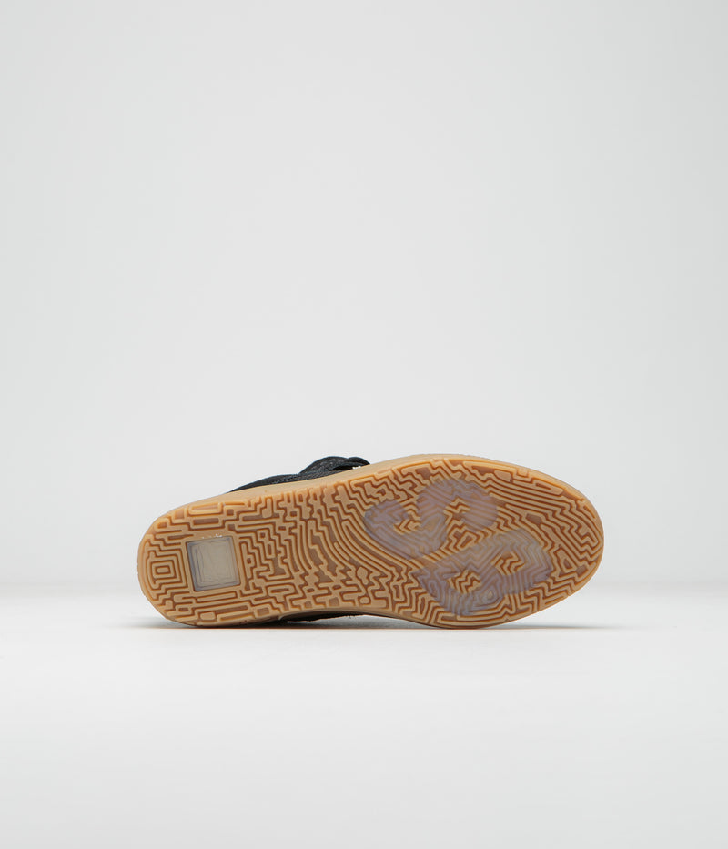 Nike SB Kids Day One Shoes in Black and Black and Gum Light Brown - White