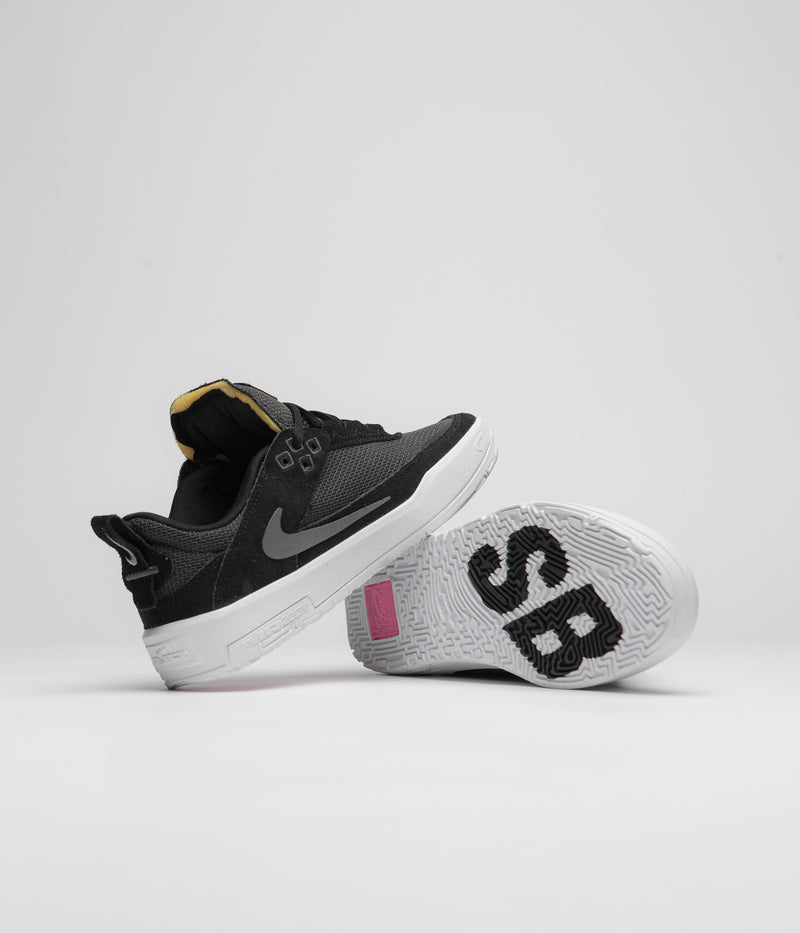 Nike SB Kids Day One Shoes in Black and Cool Grey and Anthracite - Alchemy Pink