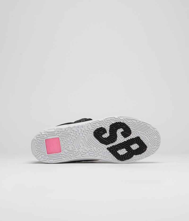 Nike SB Kids Day One Shoes in Black and Cool Grey and Anthracite - Alchemy Pink