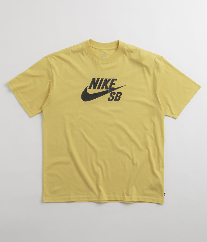 Nike SB Large Logo T-Shirt in Saturn Gold