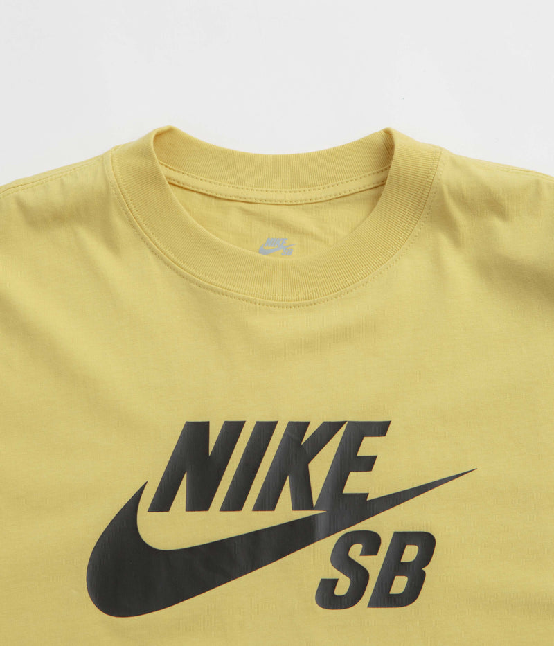 Nike SB Large Logo T-Shirt in Saturn Gold