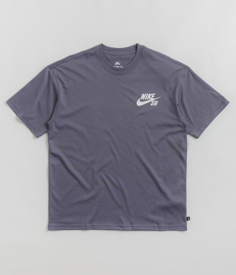 Nike SB Logo T-Shirt in Light Carbon