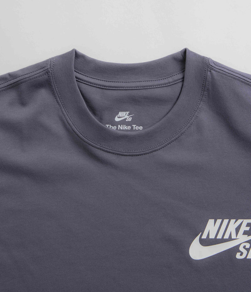 Nike SB Logo T-Shirt in Light Carbon