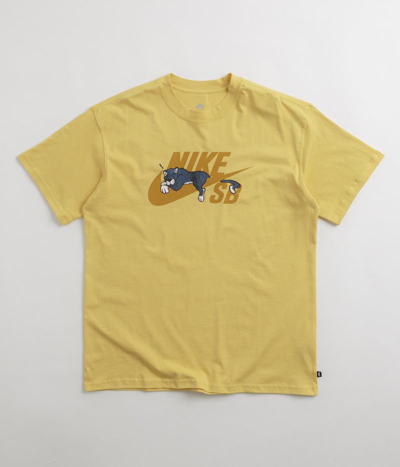 Nike SB Panther T-Shirt in Saturn Gold