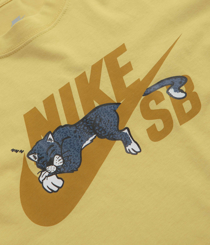 Nike SB Panther T-Shirt in Saturn Gold