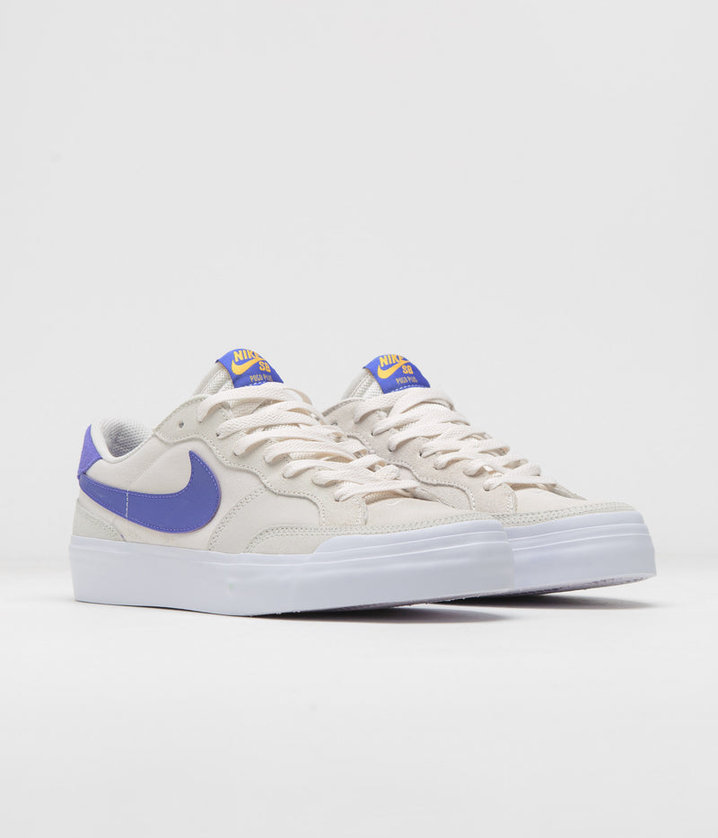 Nike SB Pogo Plus Shoes in Phantom and Persian Violet and Light Bone