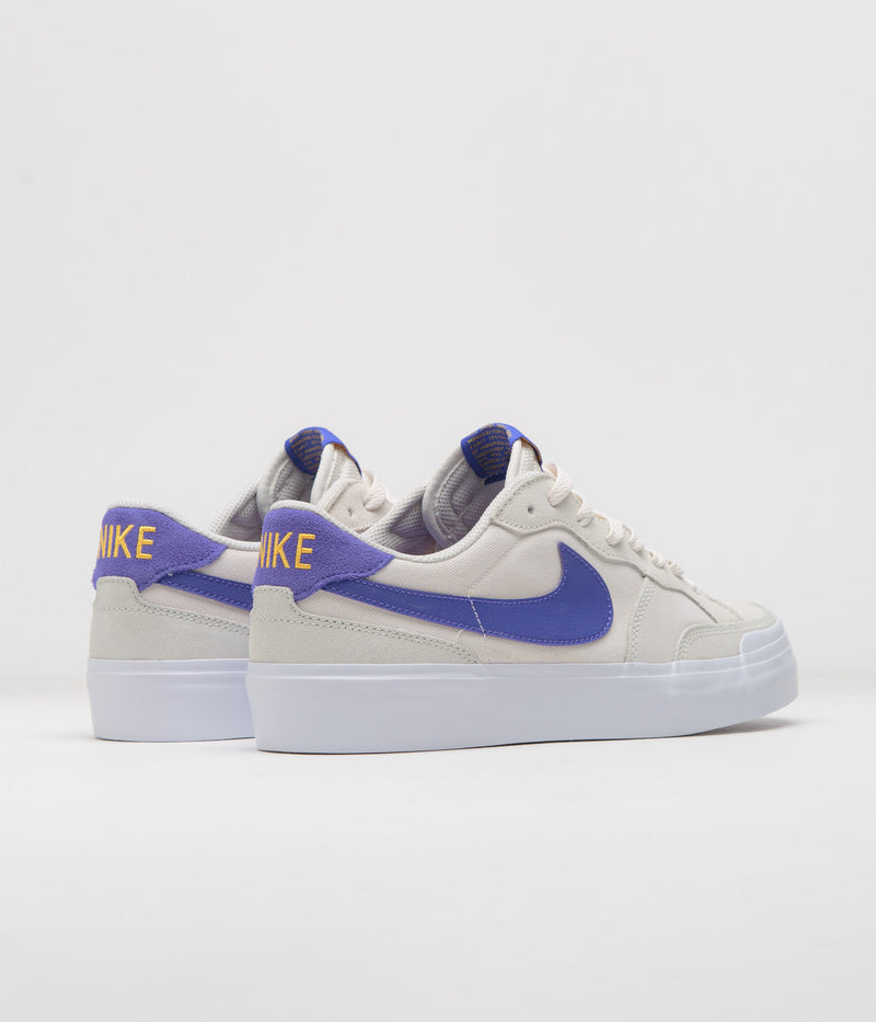 Nike SB Pogo Plus Shoes in Phantom and Persian Violet and Light Bone