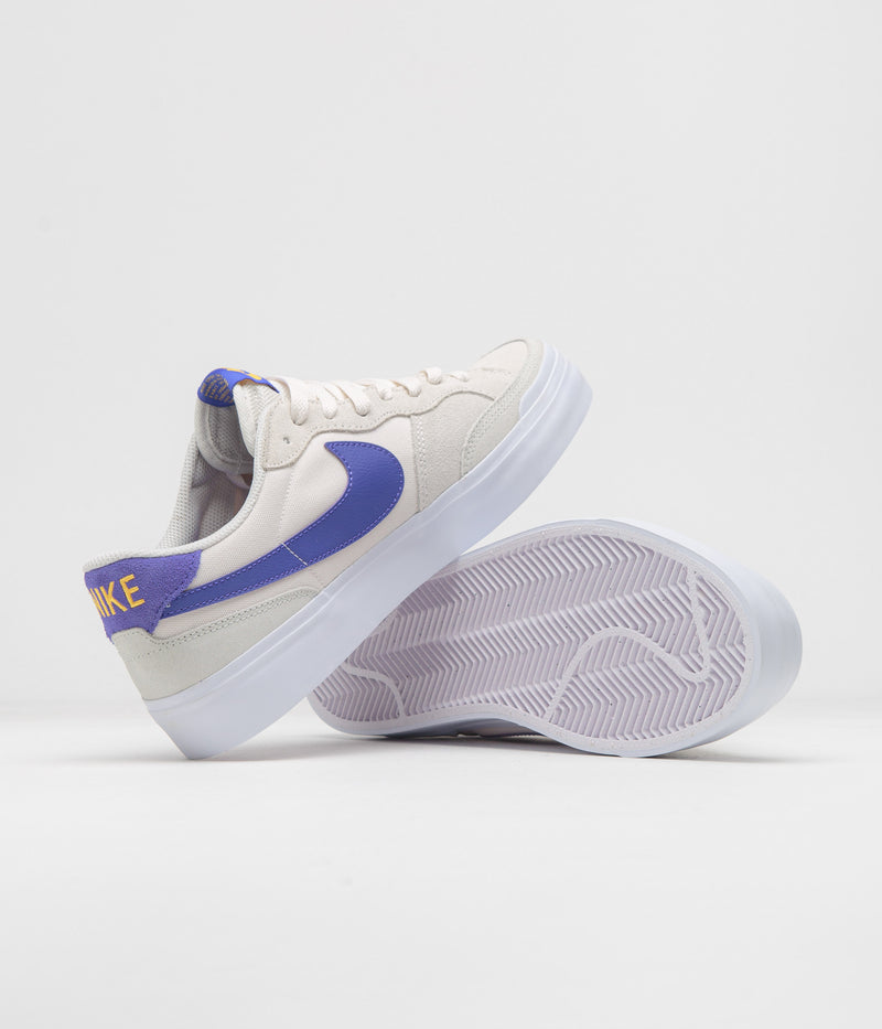 Nike SB Pogo Plus Shoes in Phantom and Persian Violet and Light Bone