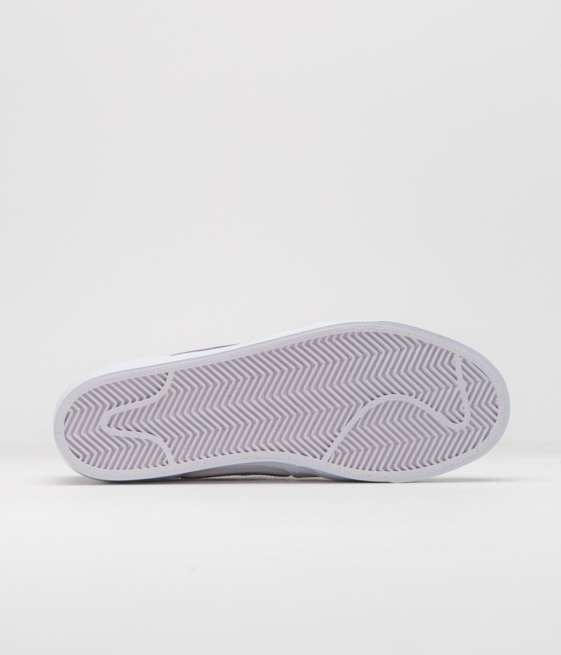Nike SB Pogo Plus Shoes in Phantom and Persian Violet and Light Bone