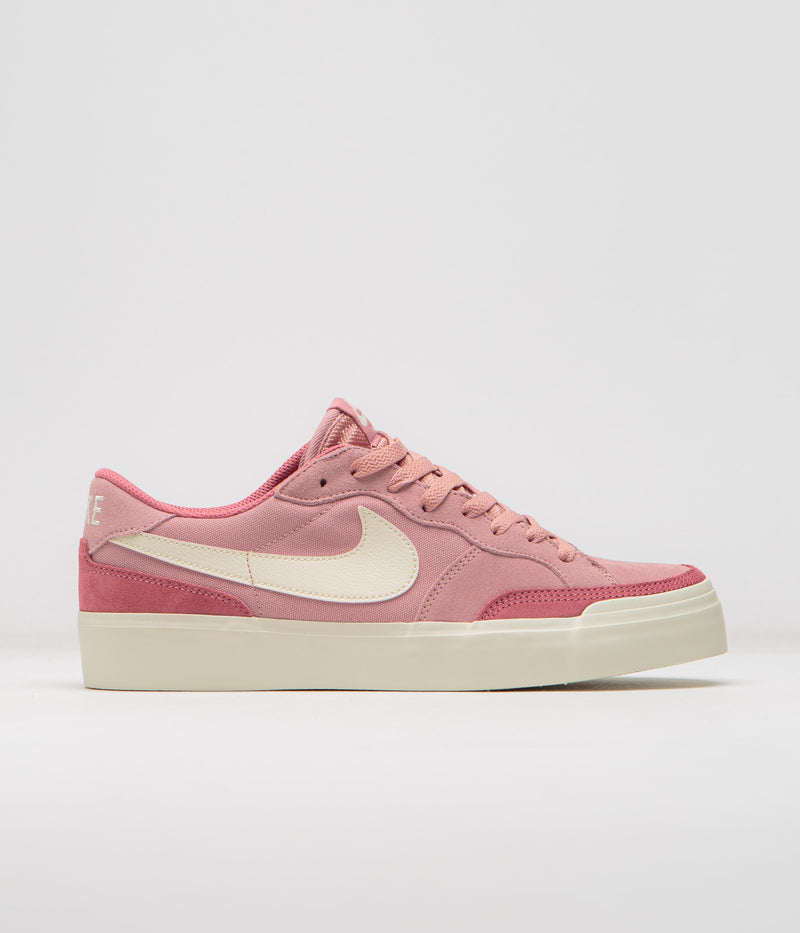 Nike SB Pogo Plus Shoes in Red Stardust and Coconut Milk and Adobe
