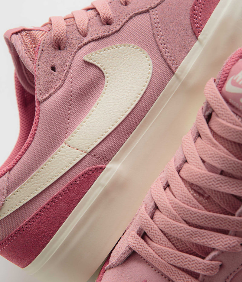 Nike SB Pogo Plus Shoes in Red Stardust and Coconut Milk and Adobe