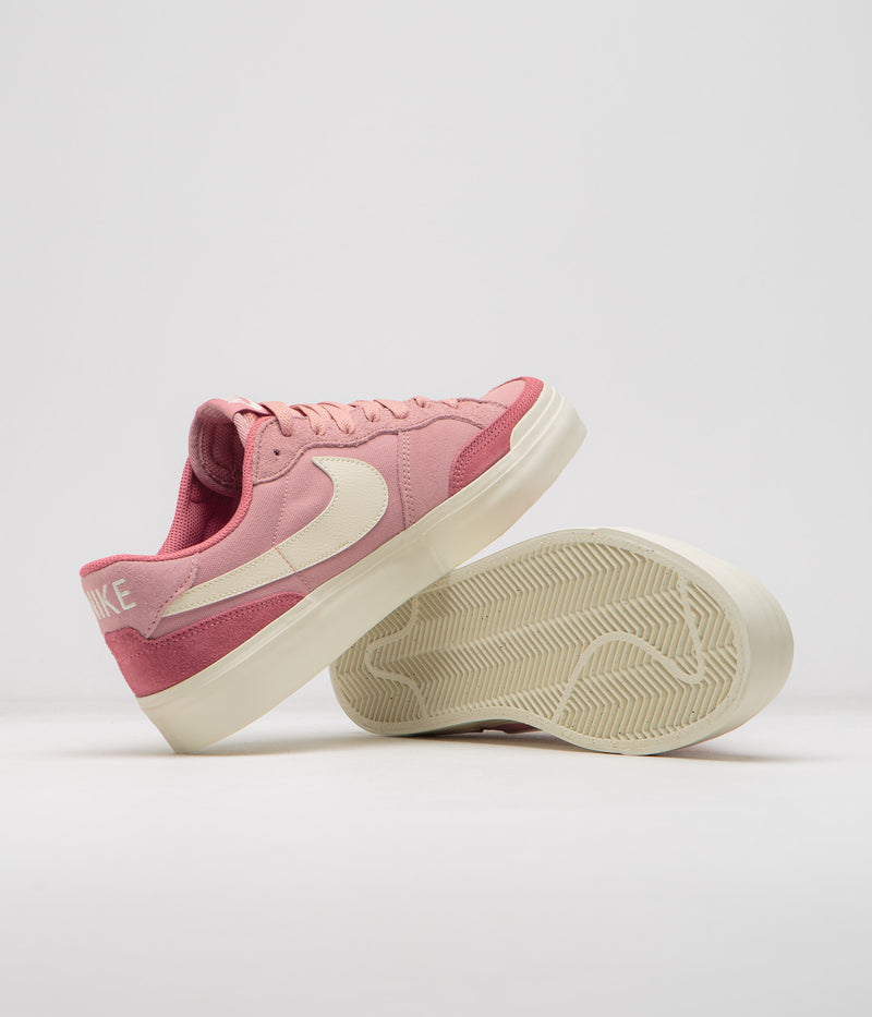 Nike SB Pogo Plus Shoes in Red Stardust and Coconut Milk and Adobe