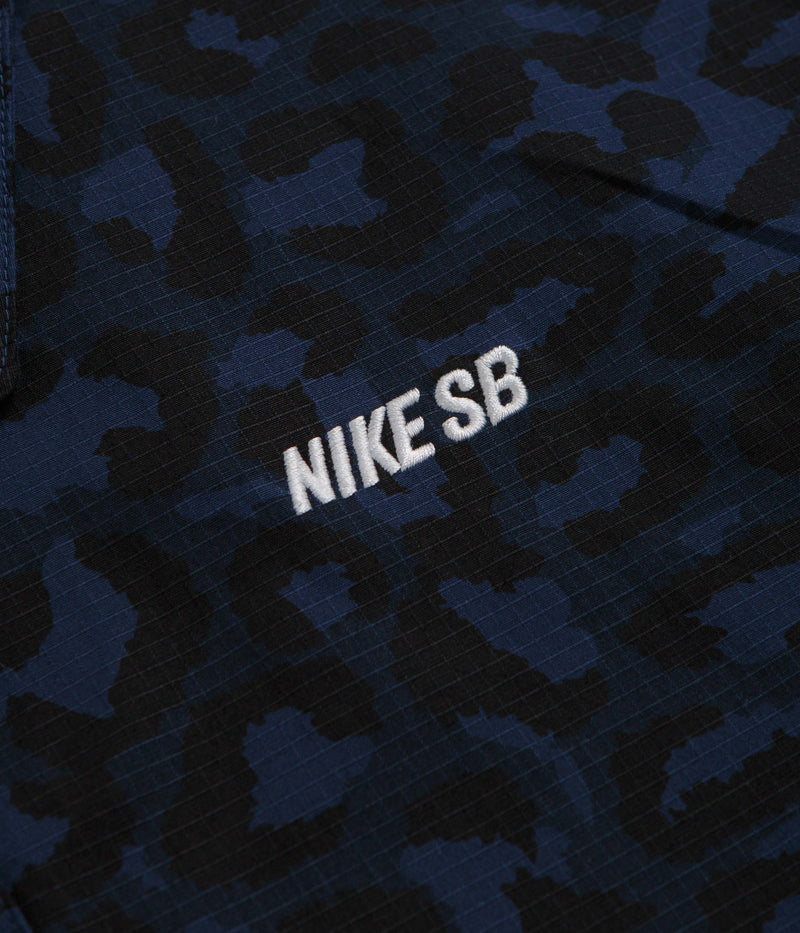 Nike SB Print Chore Jacket in Midnight Navy and White