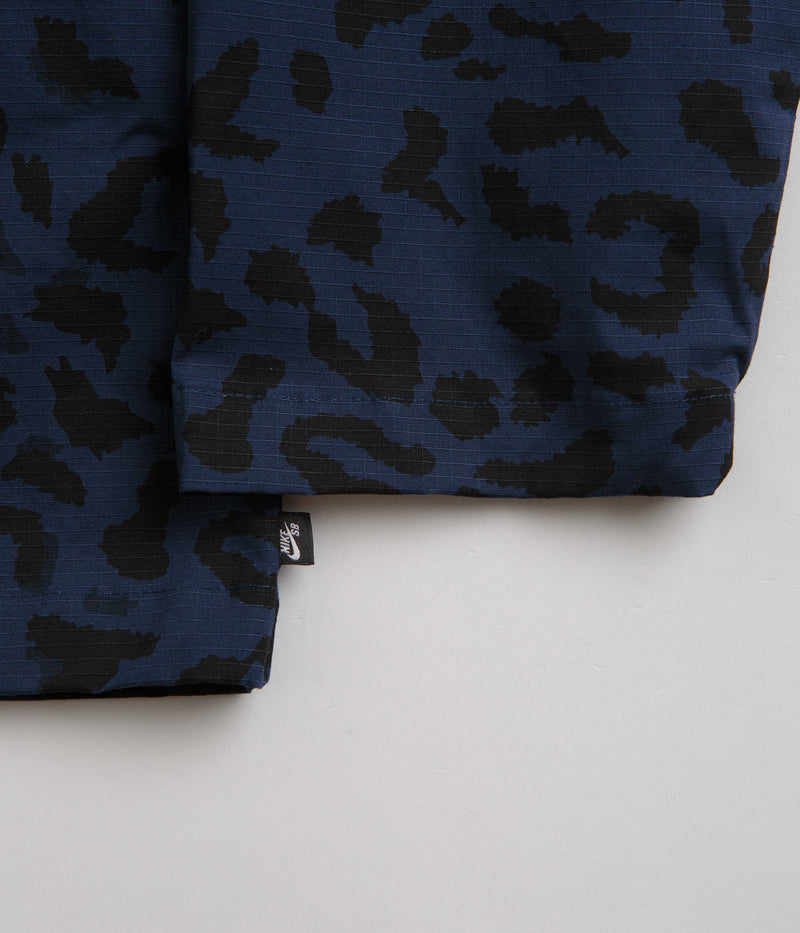 Nike SB Print Chore Jacket in Midnight Navy and White