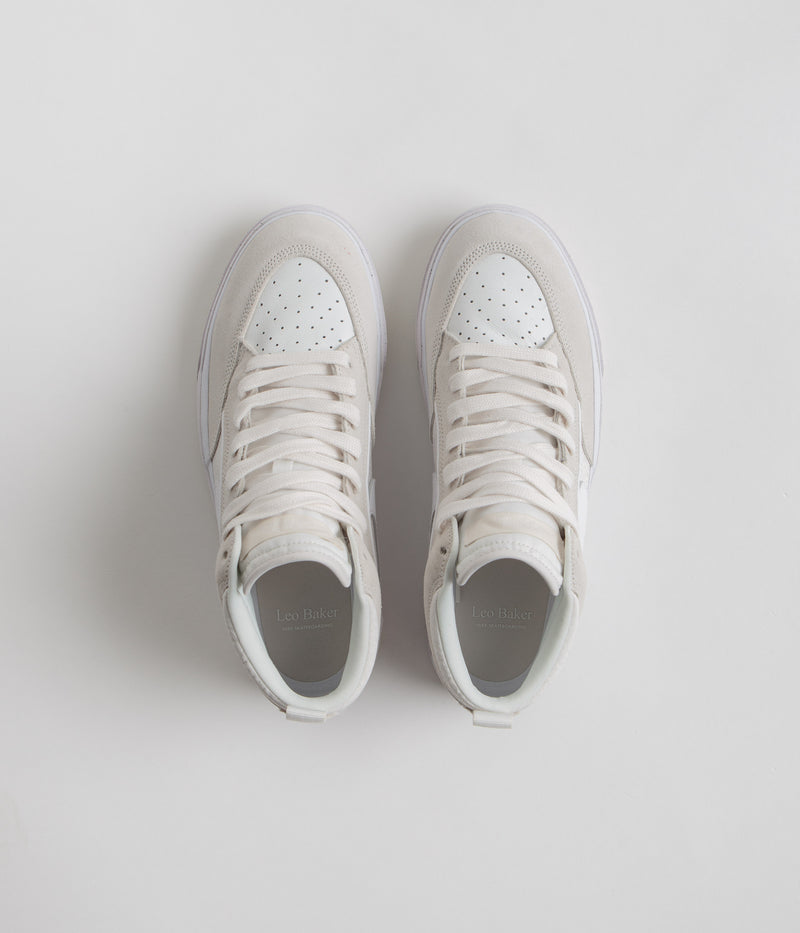Nike SB React Leo Shoes in Phantom and White and Summit White - Phantom