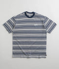 Nike SB Striped T-Shirt in Midnight Navy
