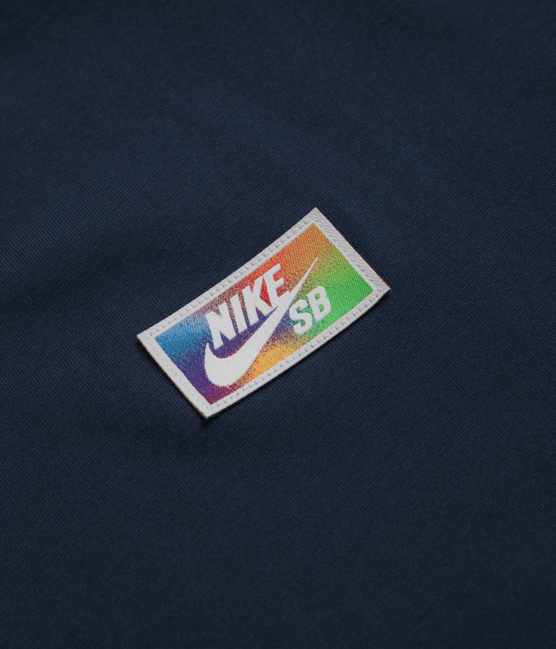 Nike SB Thumbprint T-Shirt in Midnight Navy