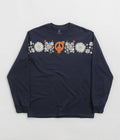Sexhippies Primate Long Sleeve T-Shirt in Navy