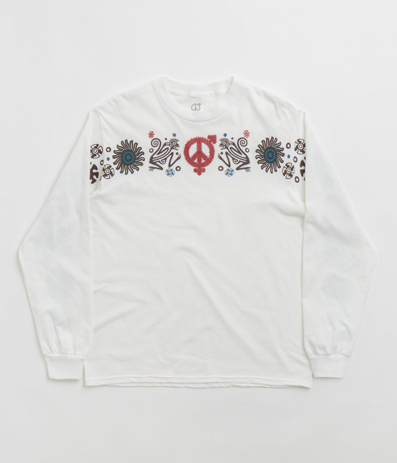 Sexhippies Primate Long Sleeve T-Shirt in White