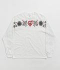 Sexhippies Primate Long Sleeve T-Shirt in White