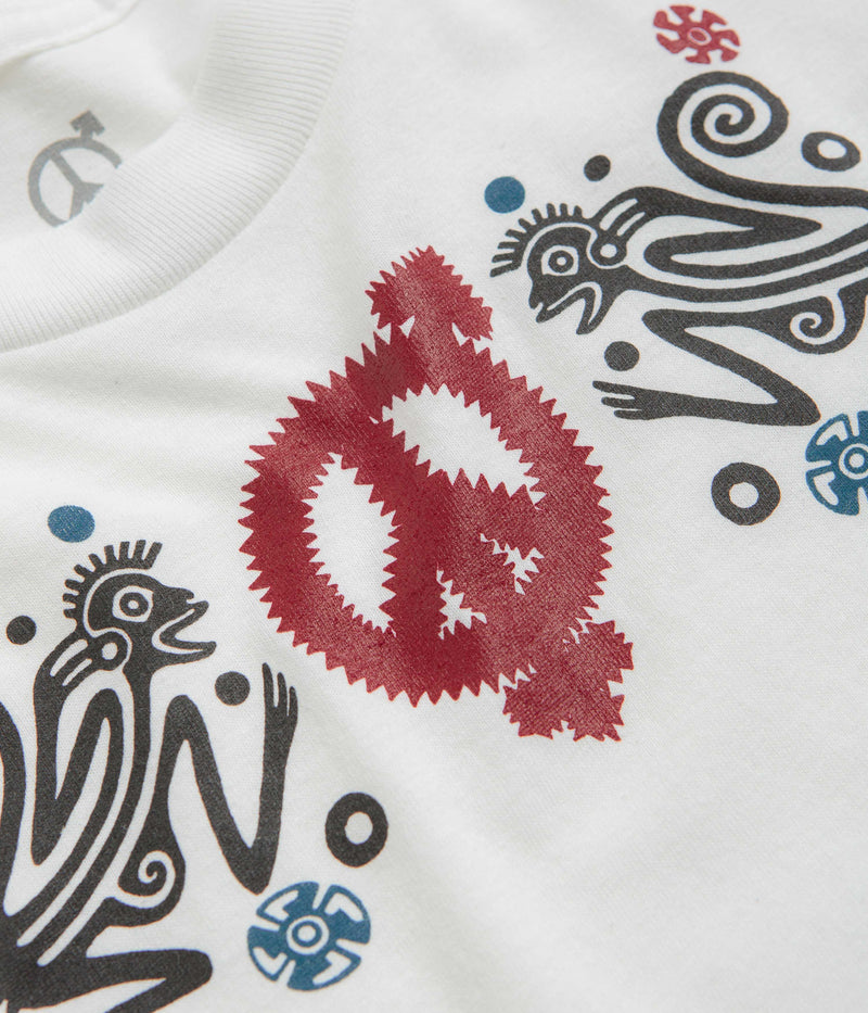 Sexhippies Primate Long Sleeve T-Shirt in White