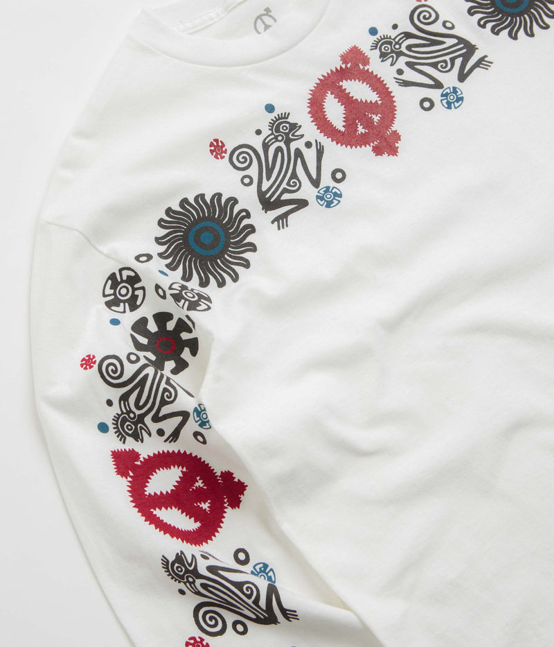 Sexhippies Primate Long Sleeve T-Shirt in White