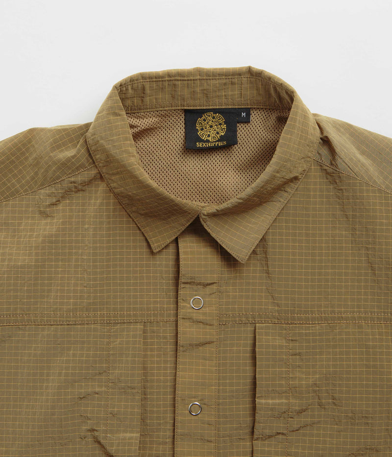 Sexhippies River Snap Shirt in Bronze