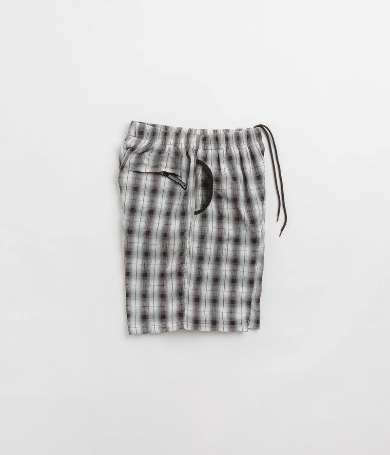 Sexhippies Seersucker Plaid Shorts in Black and White