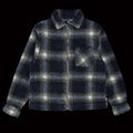 Shadow Plaid Sherpa Zip Shirt