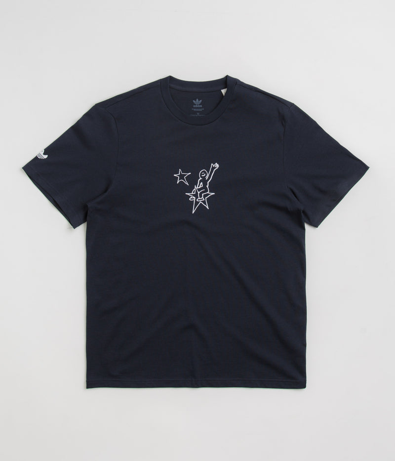 Adidas Shmoo Graphic T-Shirt in Legend Ink