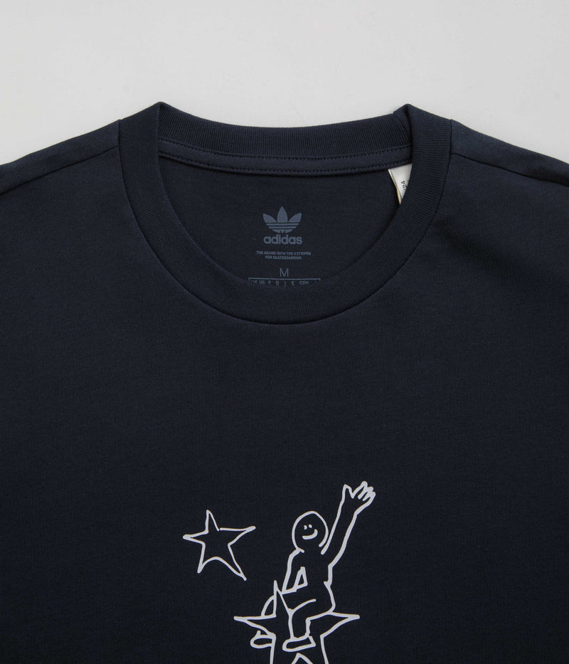 Adidas Shmoo Graphic T-Shirt in Legend Ink