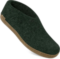 Quarter turn view Women's Glerups Footwear style name Shoe Leather in color FOREST. Sku: A-09