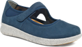 Quarter turn view Women's Ziera Footwear style name Silvani Xf in color NAVY NB. Sku: ZR10687DDHAG