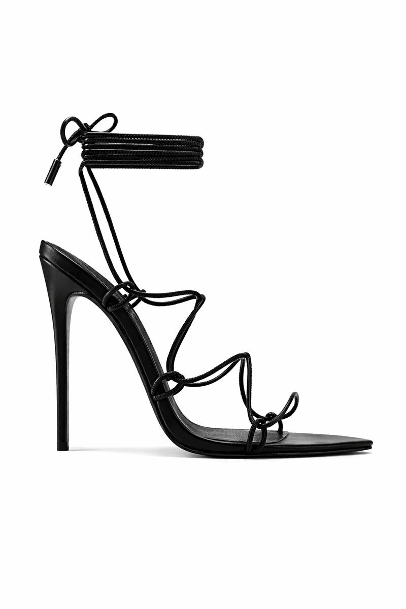 Sin Lace Up - Noir - FEMME LA