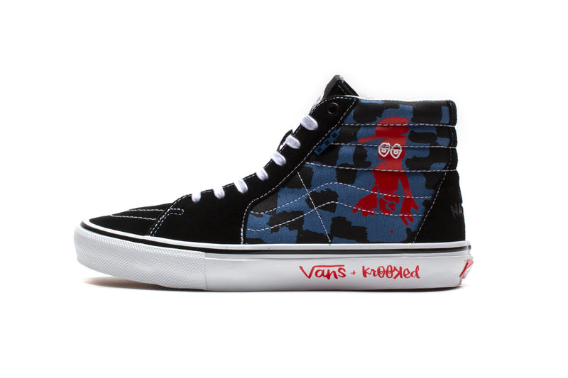 Vans Skate Sk8-Hi (Krooked by Natas For Ray)