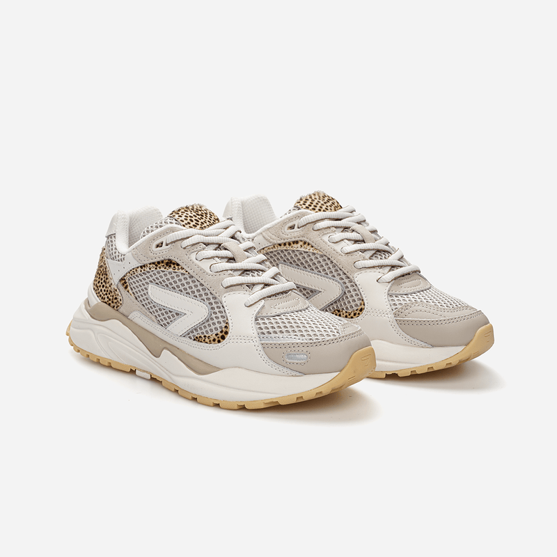 HUB Slam | Almond Brown/Off White/Cheetah | Women