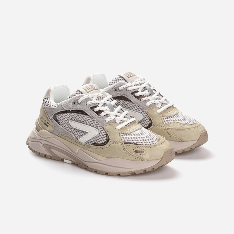 HUB Slam | Khaki/Mid Grey/Off White | Women