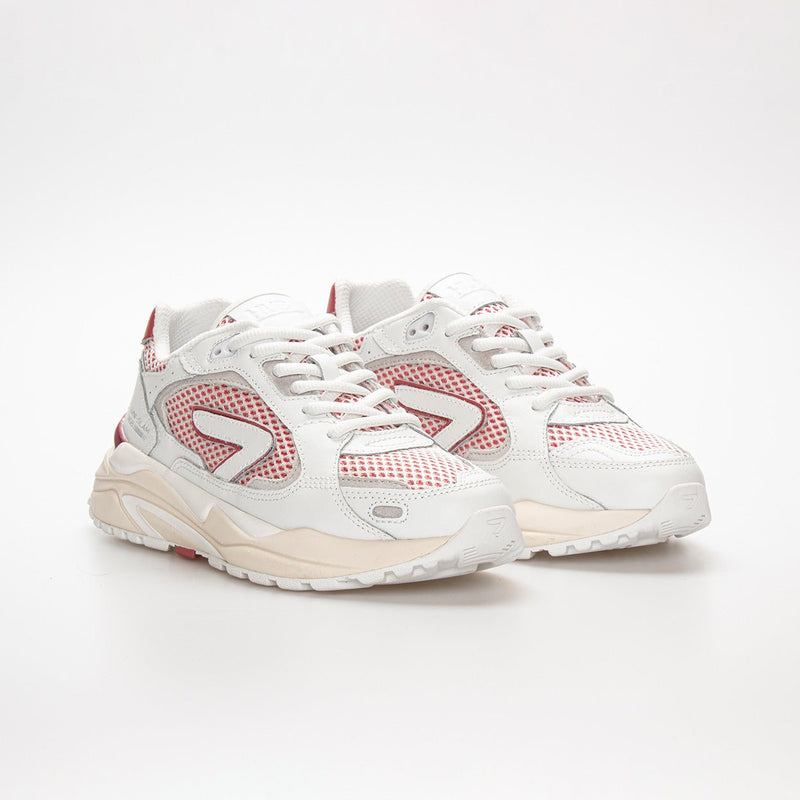 HUB Slam | White/Dusty Red/Light Beige | Women