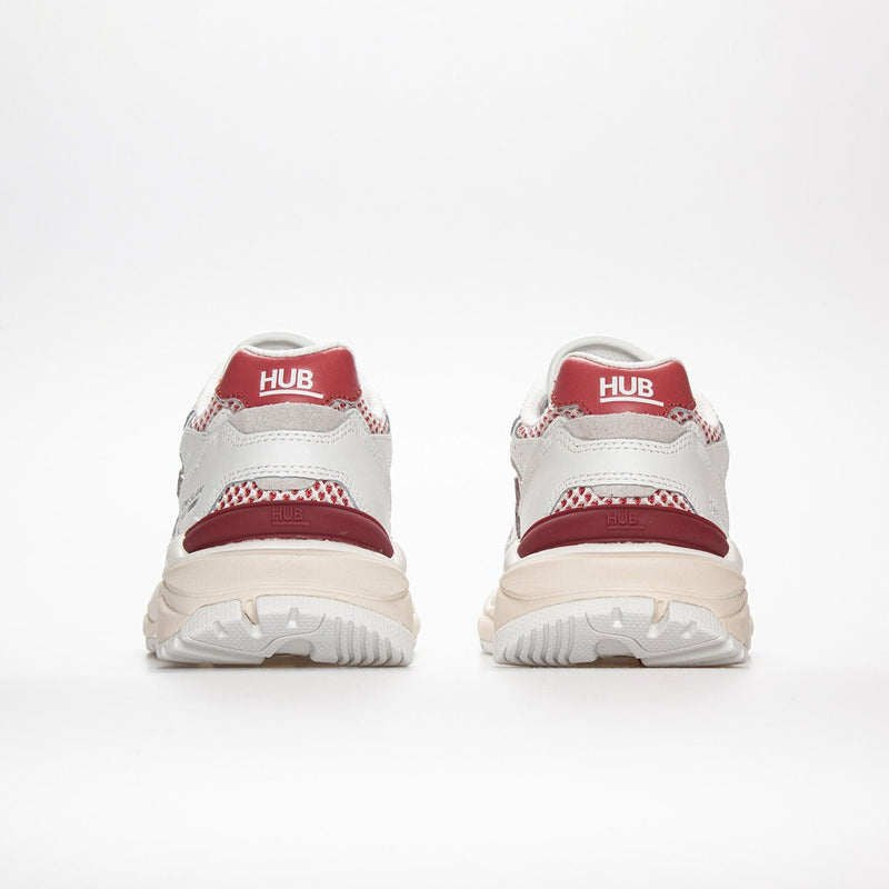 HUB Slam | White/Dusty Red/Light Beige | Women