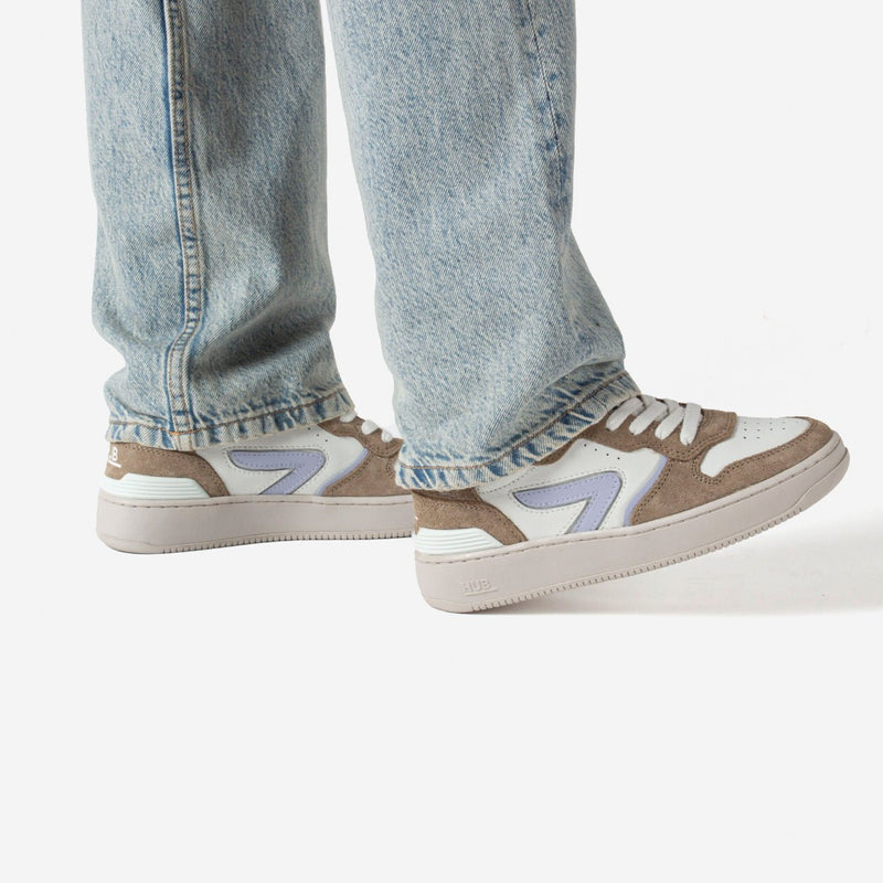 HUB Smash | Off White/Lilac/Almond Brown | Women