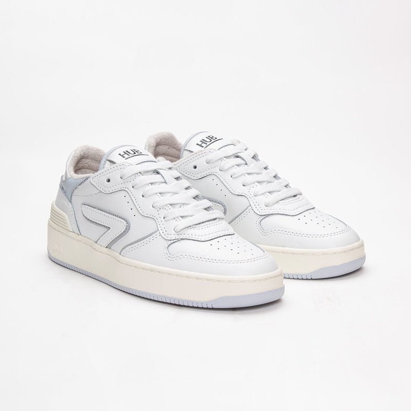 HUB Smash | White/Light Blue/Ivory | Women