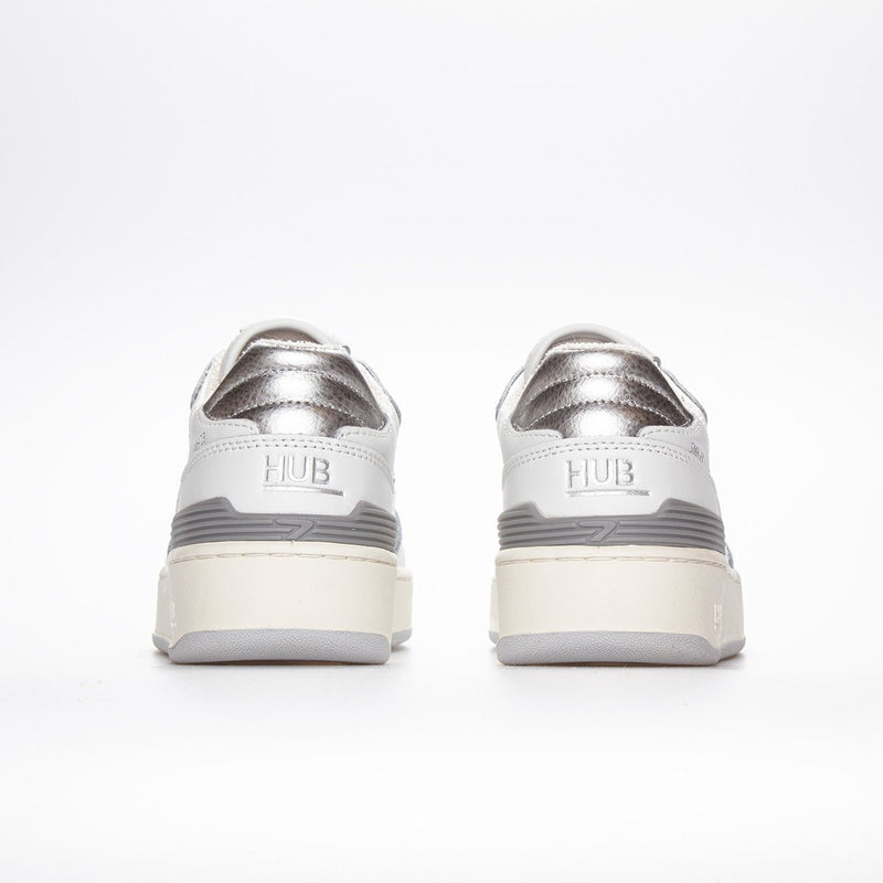 HUB Smash | White/Silver | Women