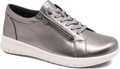 Quarter turn view Women's Ziera Footwear style name Solar Xf in color PEWTER TUM. Sku: ZR10058ML4DL