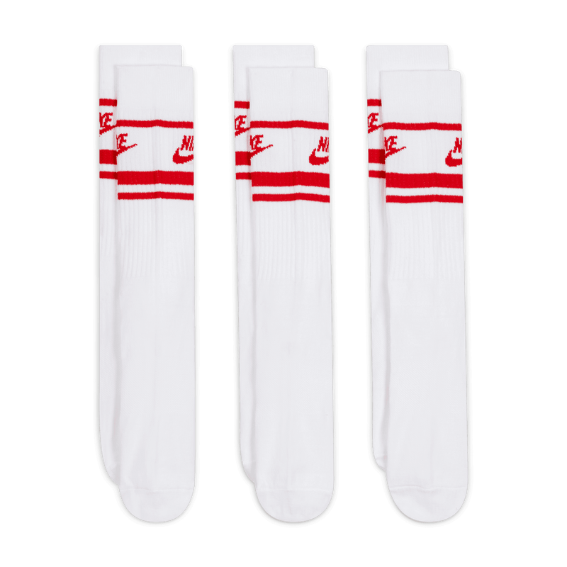 Nike Sportswear Everyday Essential Crew Socks (3 Pairs) (UNISEX)