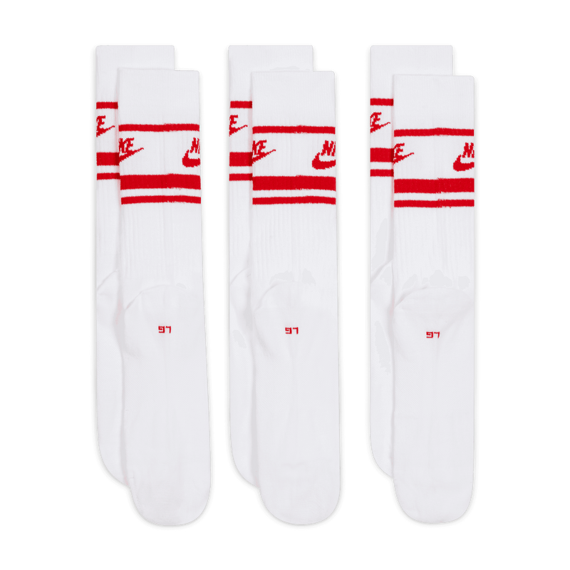 Nike Sportswear Everyday Essential Crew Socks (3 Pairs) (UNISEX)