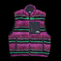 Stussy Striped Sherpa Vest